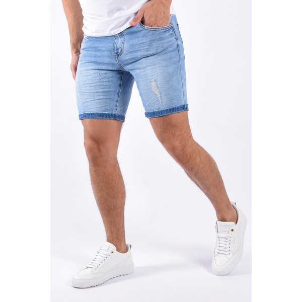 Y Skinny Fit Jeans Shorts “Lilo” Light Blue