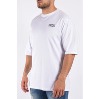 Y T-shirt Unisex Loose Fit “Fxck” White