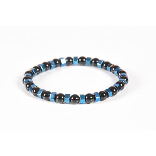 Y YUGO Bracelet “Jeff”  Blue/Black