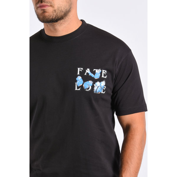 Y T-shirt Unisex Loose Fit “Fate&Love”  Black