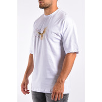 Y T-shirt Unisex Loose Fit “Faith” White