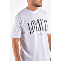 Y T-shirt Unisex Loose Fit “Loyalty” White