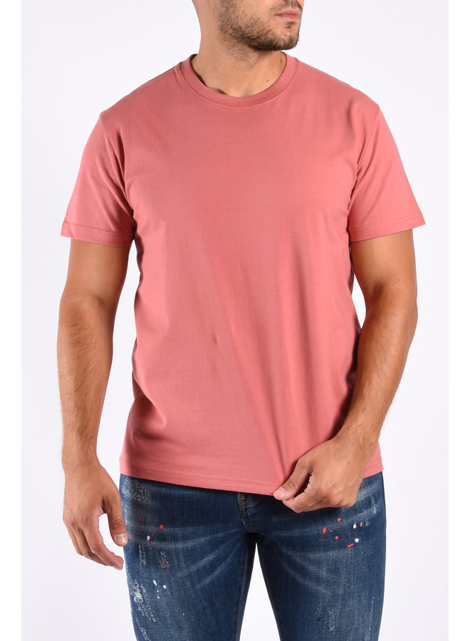 Basic T-shirt Regular Fit “Kris” Salmon