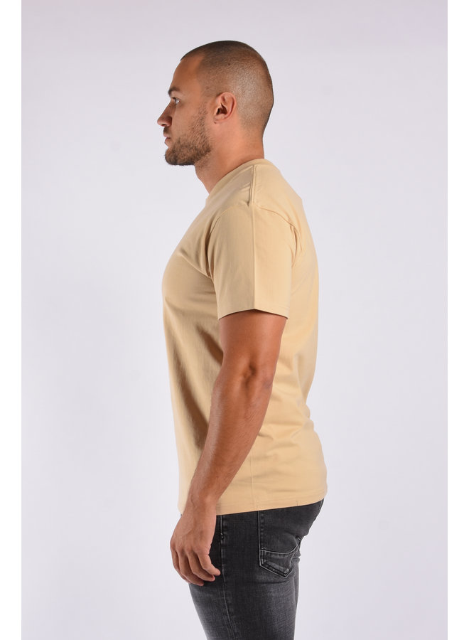 Basic T-shirt Regular Fit “Kris”  Beige