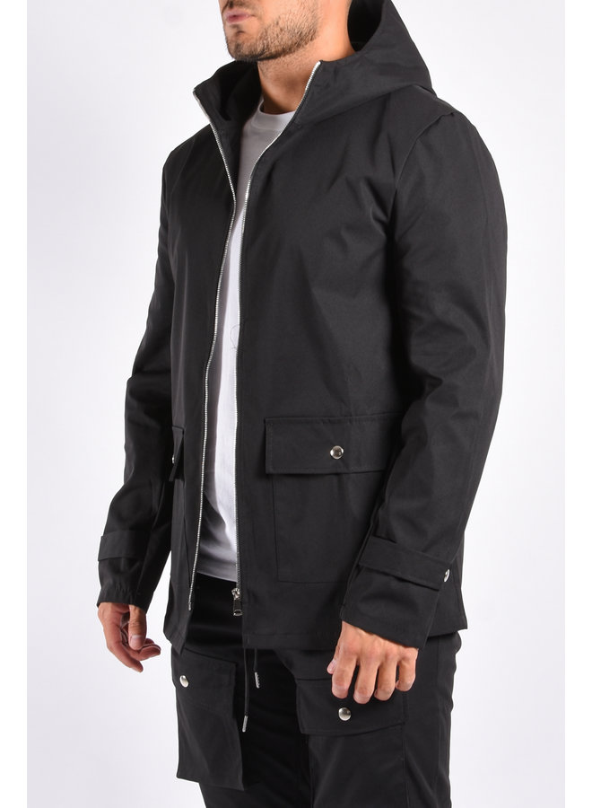 Cargo Jacket “Bari” Black ( Onderdeel van set)