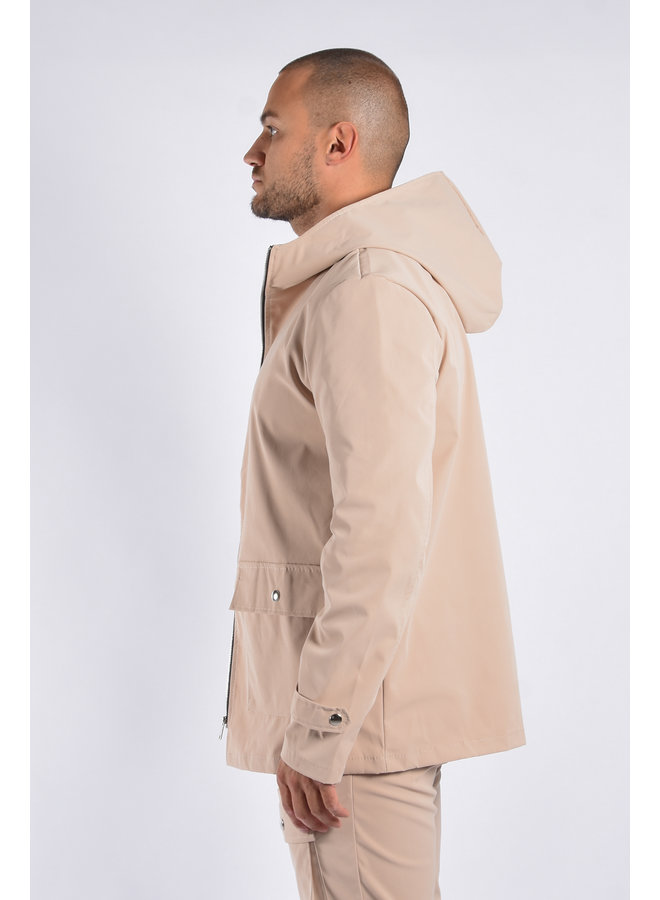 Cargo Jacket “Bari” Beige ( Onderdeel van set)