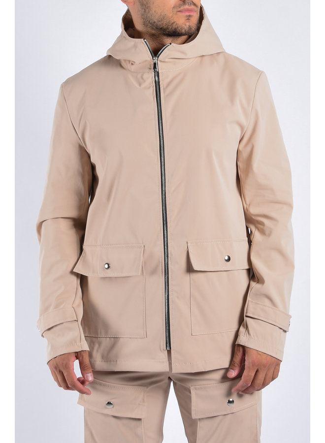 Cargo Jacket “Bari” Beige ( Onderdeel van set)