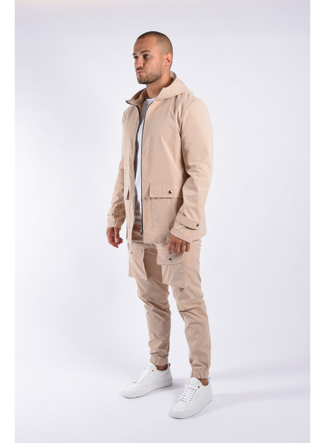 Cargo Jacket “Bari” Beige ( Onderdeel van set)