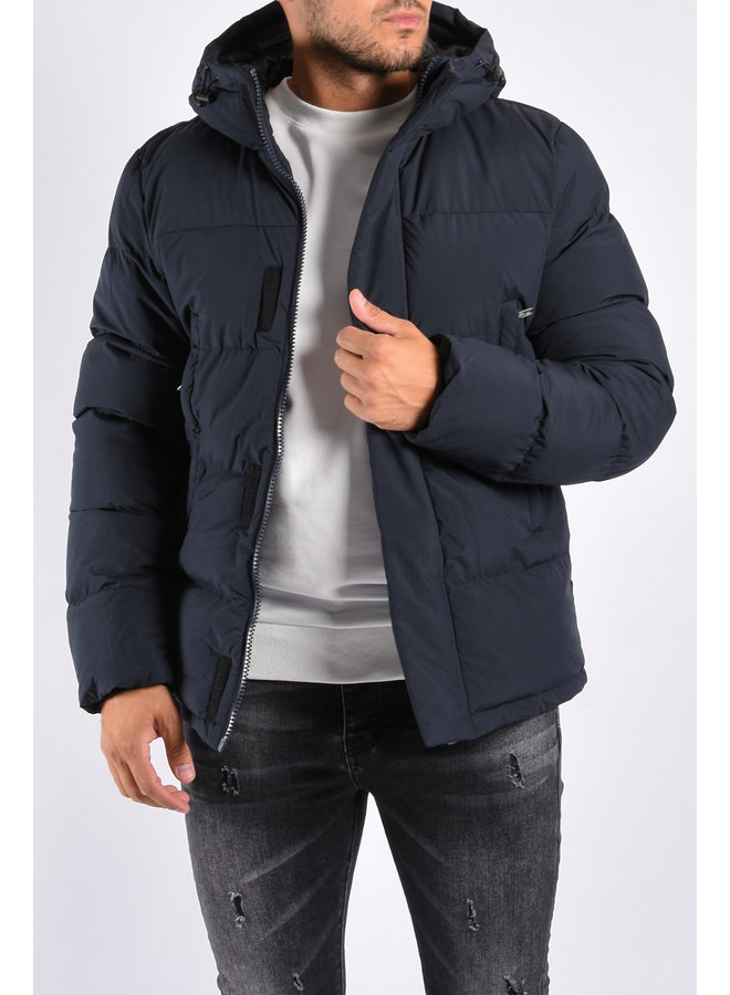 Short Puffer Jacket “Jordy” Navy