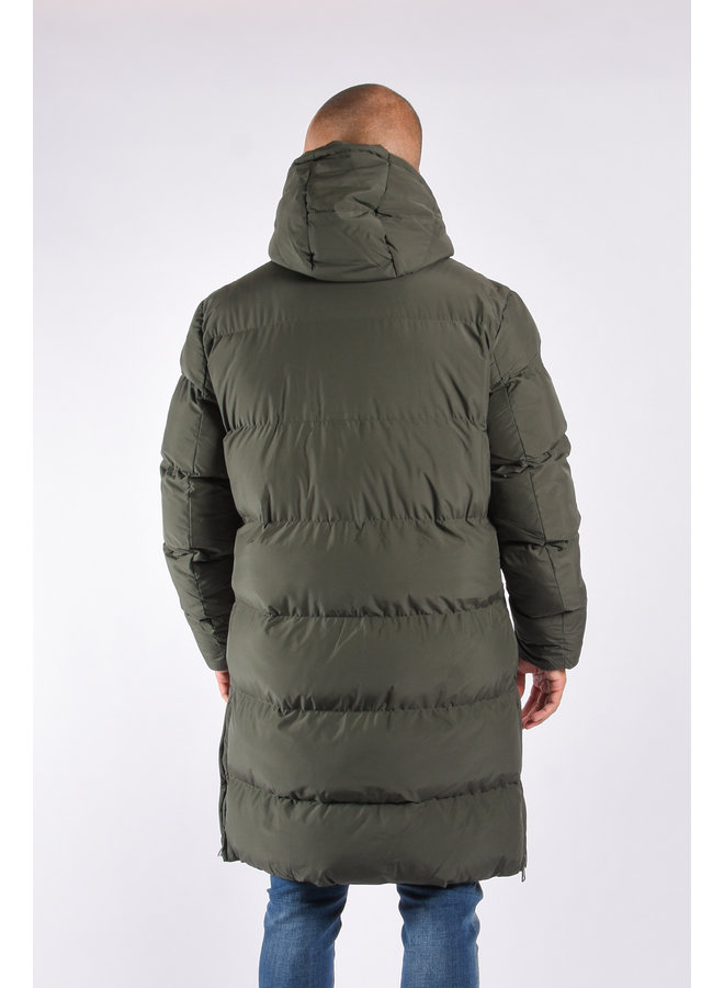 Long Puffer Jacket “Bradley” Green