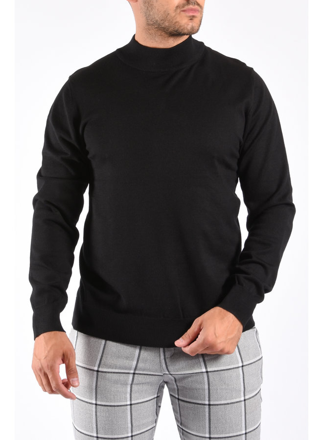 Basic Premium Turtle Neck Black