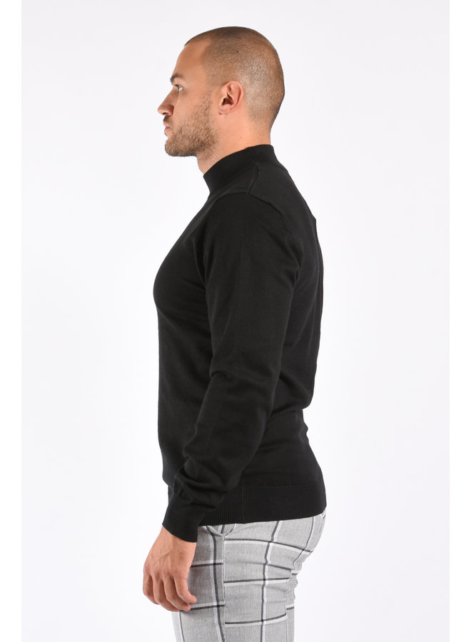 Basic Premium Turtle Neck Black