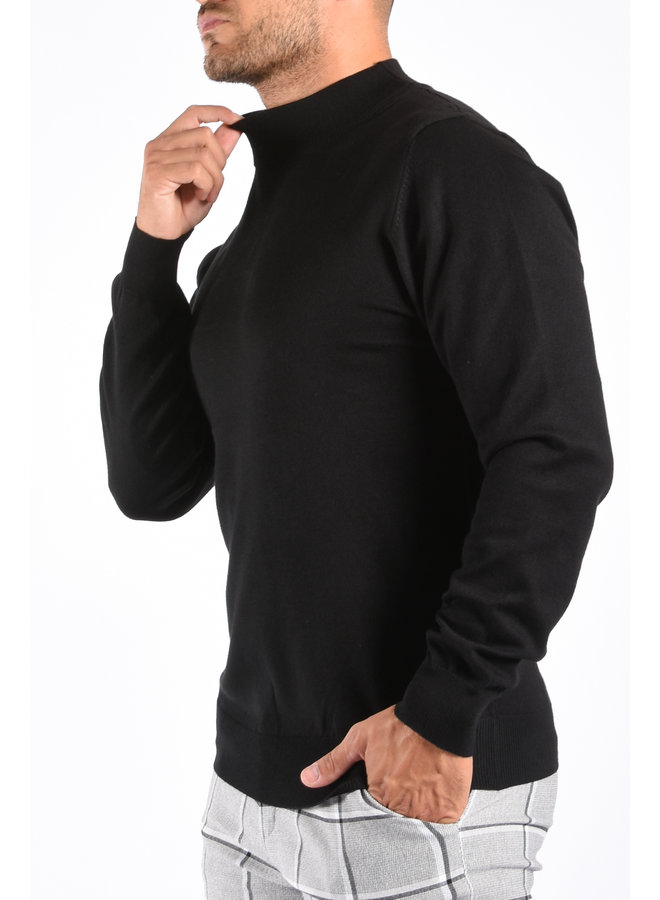 Basic Premium Turtle Neck Black