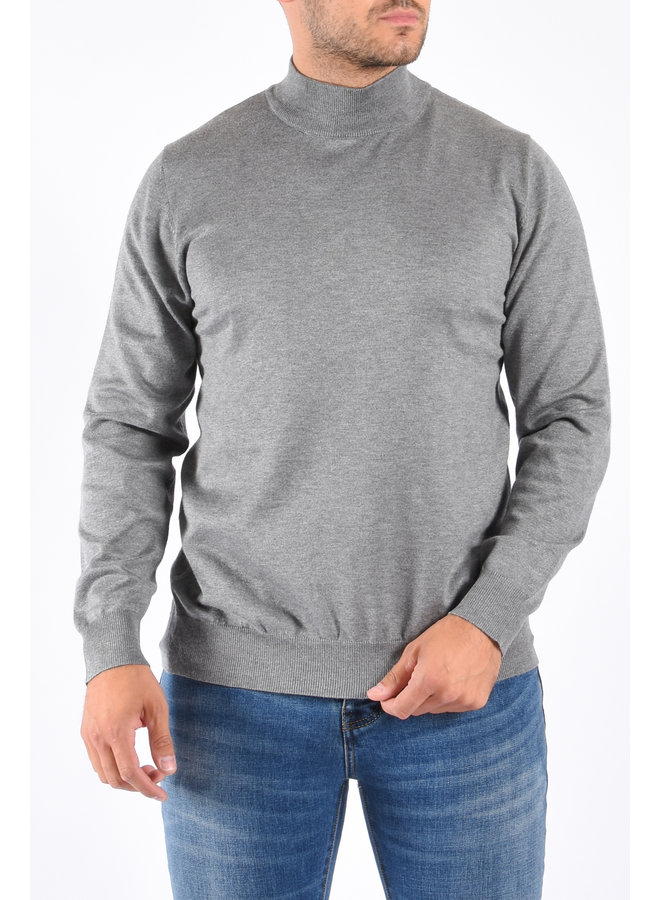 Basic Premium Turtle Neck Grey