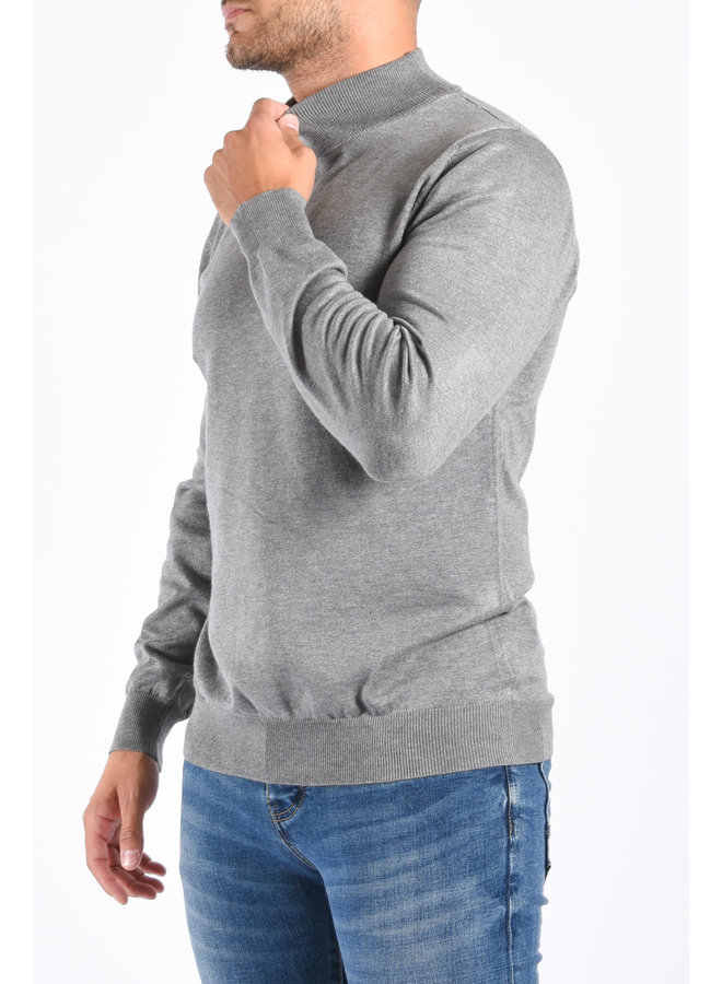 Basic Premium Turtle Neck Grey