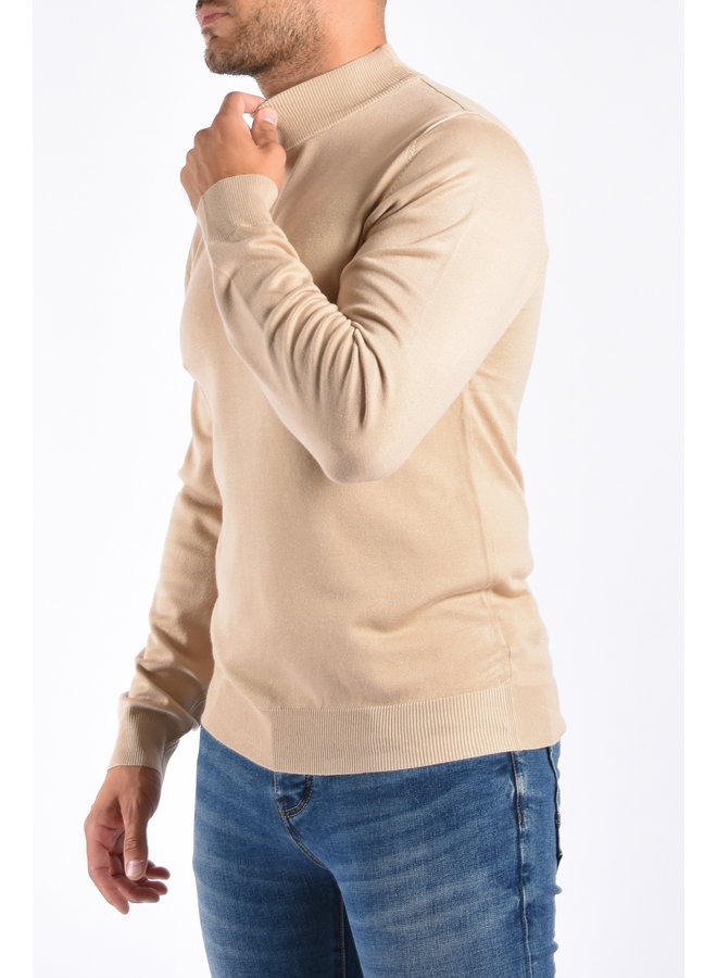 Basic Premium Turtle Neck Beige