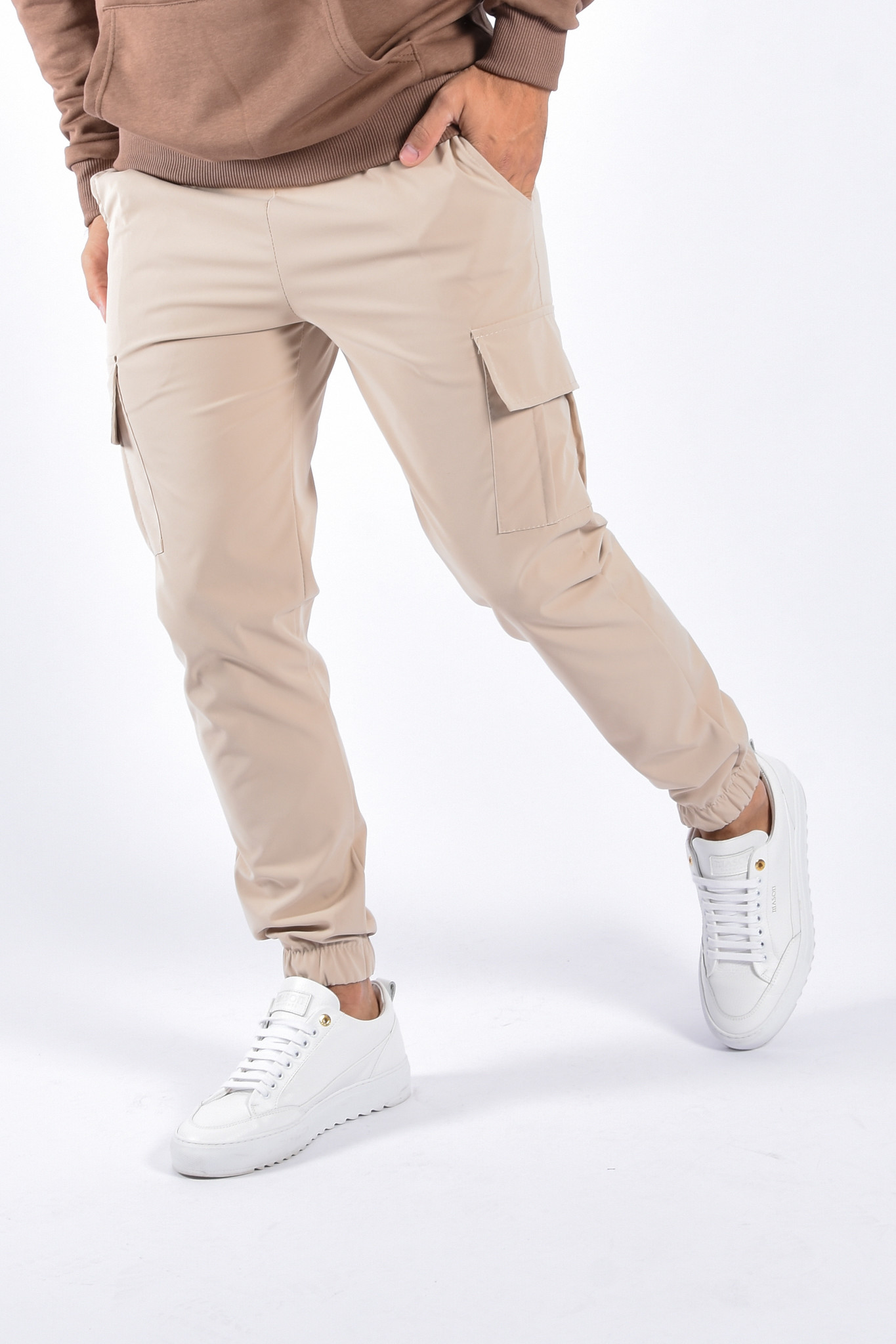 Cargo Pants “Diego” Beige - Yugo Menswear Herenmode Winkel Heerlen en  Online Webshop
