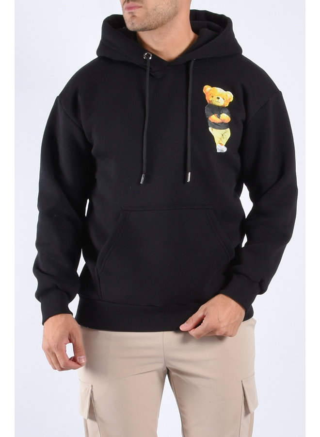 Hoodie Unisex “Bear” Black