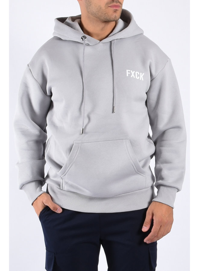 Hoodie Unisex “Fxck” Grey