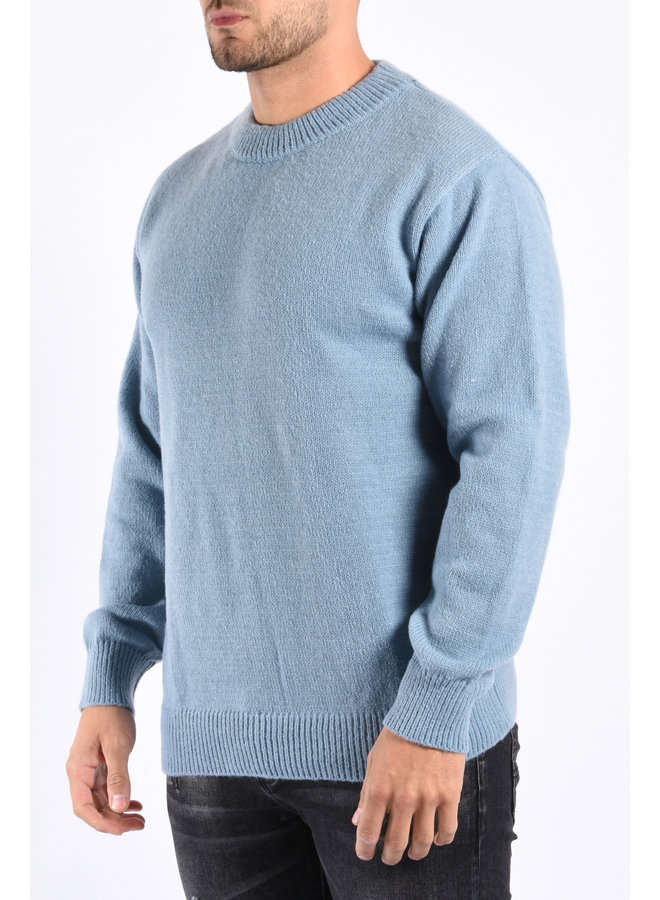 Knitted Sweater “Bjorn”  Blue