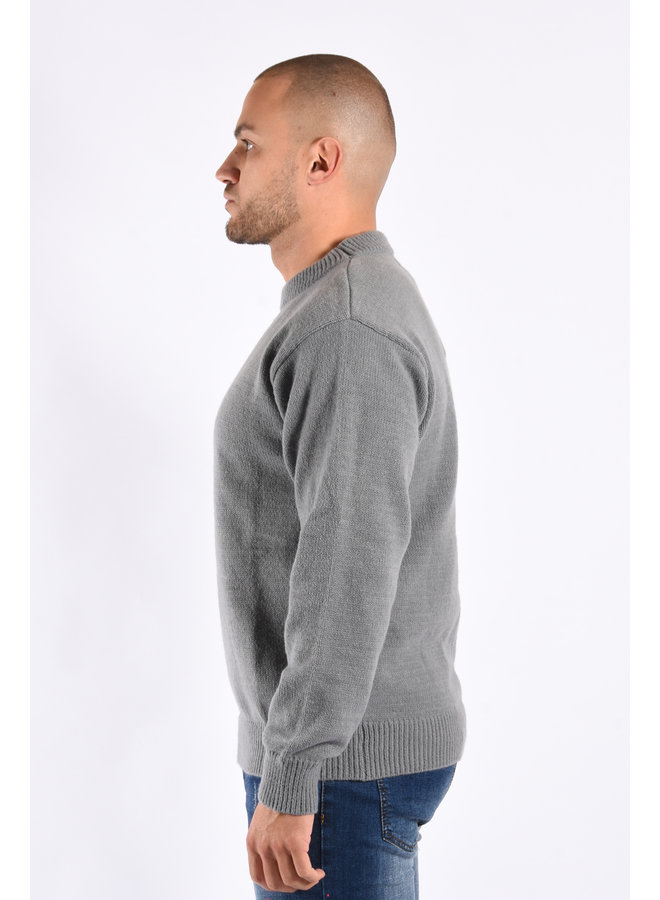 Knitted Sweater “Bjorn”  Dark Grey