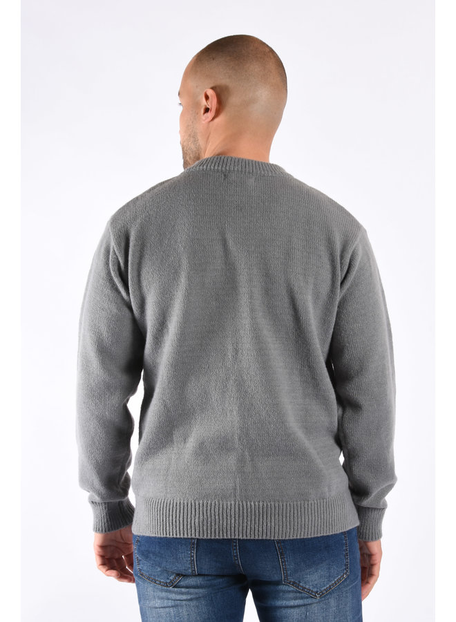 Knitted Sweater “Bjorn”  Dark Grey