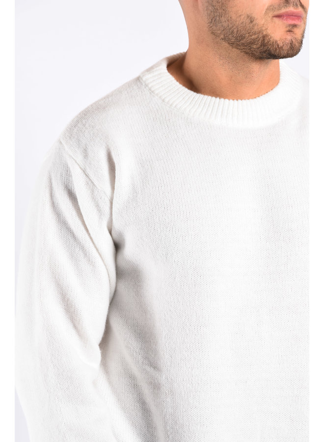 Knitted Sweater “Bjorn”  White