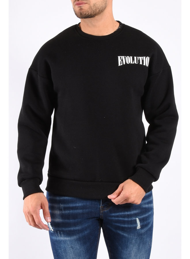 Premium Sweater “ Evolution Butterfly “ Black