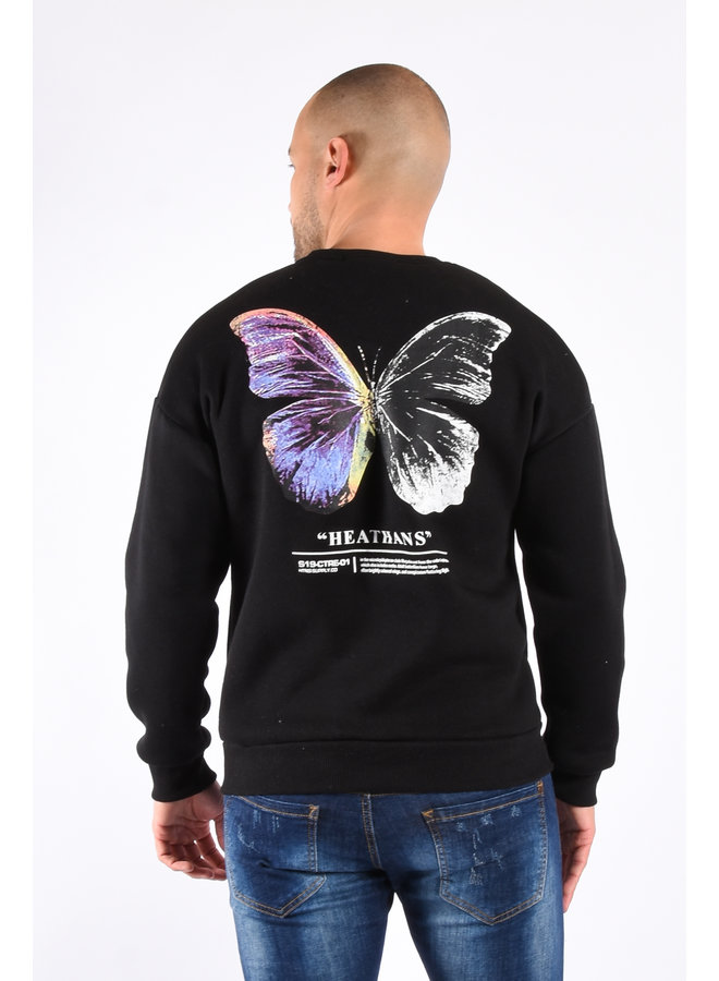 Premium Sweater “ Evolution Butterfly “ Black