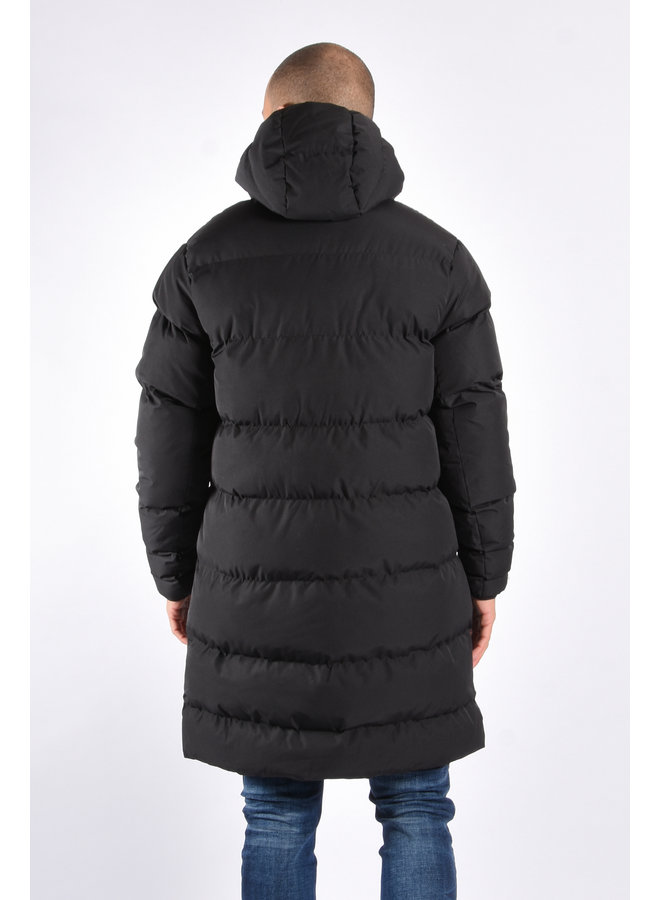 Long Puffer Jacket "Lucas" Black