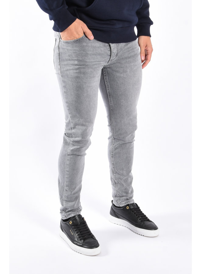 Skinny Fit Stretch Jeans "Victor" Grey Washed