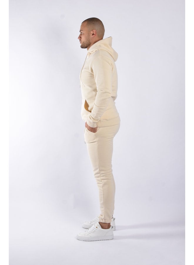 Premium unisex tracksuit “jordan” Light Beige