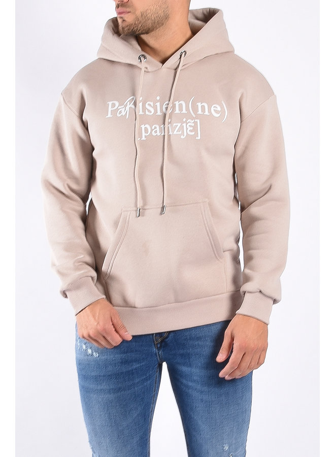 Hoodie Unisex “Parisien" Beige