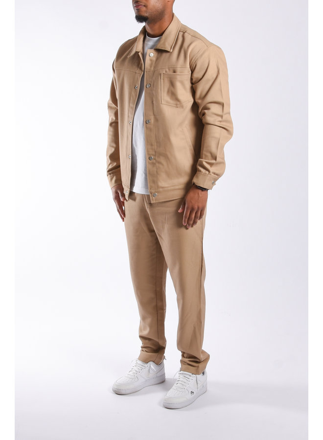 Ribbed Two Piece Set “Bronx” Camel