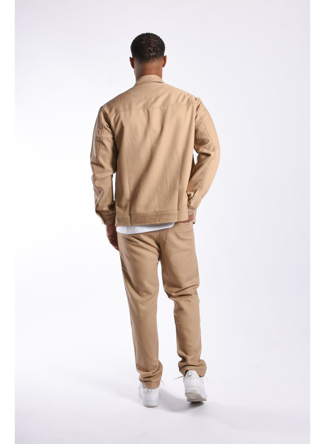 Ribbed Two Piece Set “Bronx” Camel