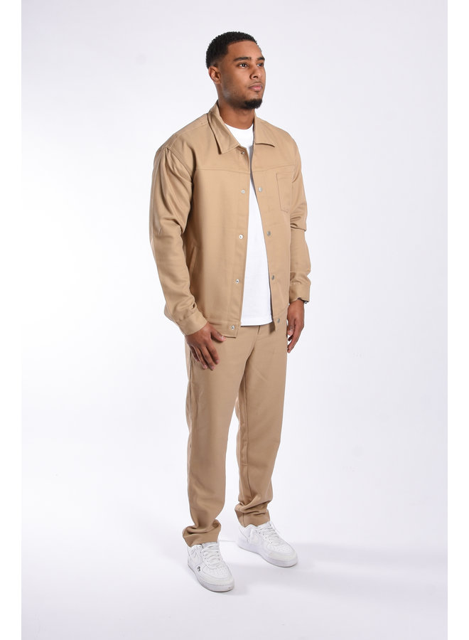 Ribbed Two Piece Set “Bronx” Camel