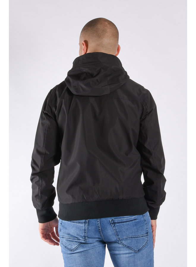 Premium Hooded Jacket ”Dean” Black