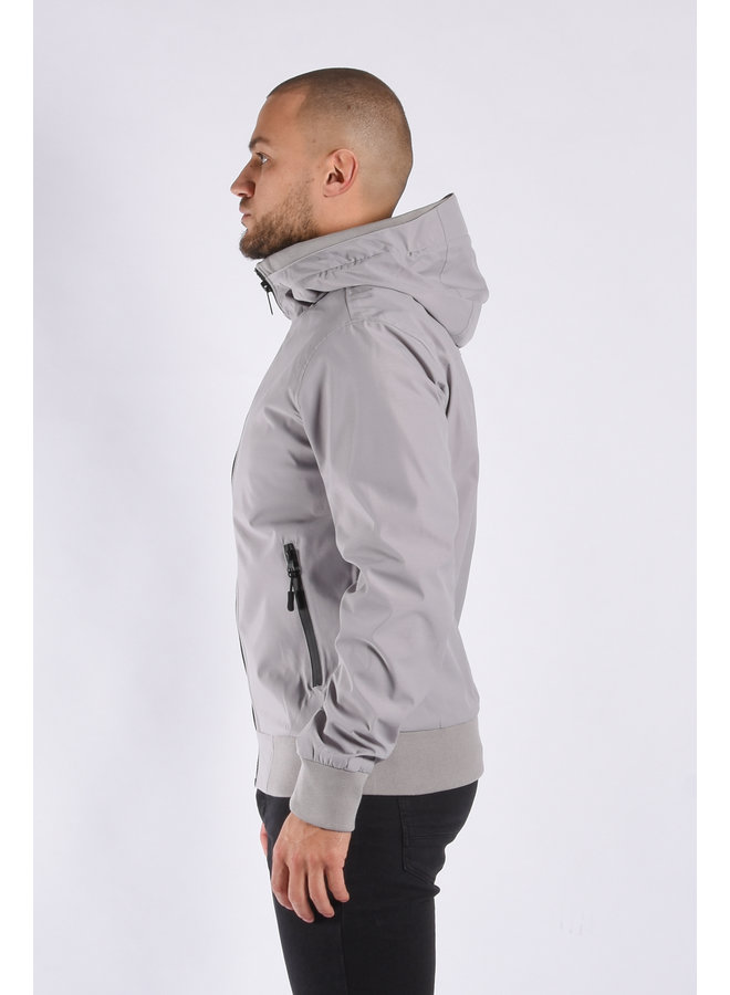 Premium Hooded Jacket ”Dean” Grey