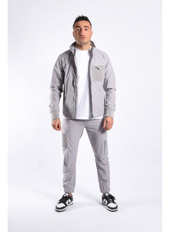 Bomber Two Piece Set “Tiago” Grey