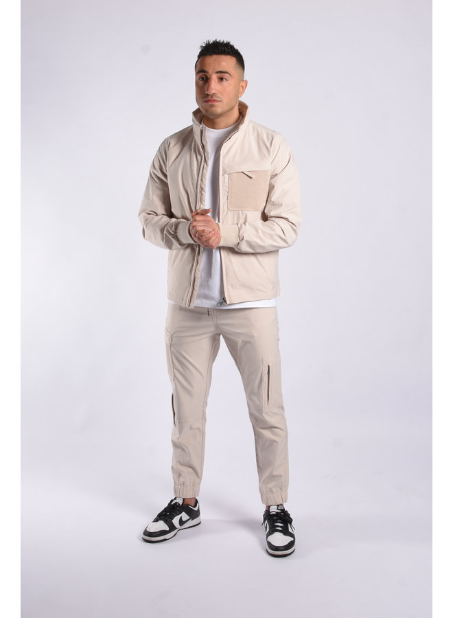 Bomber Two Piece Set “Tiago” Beige