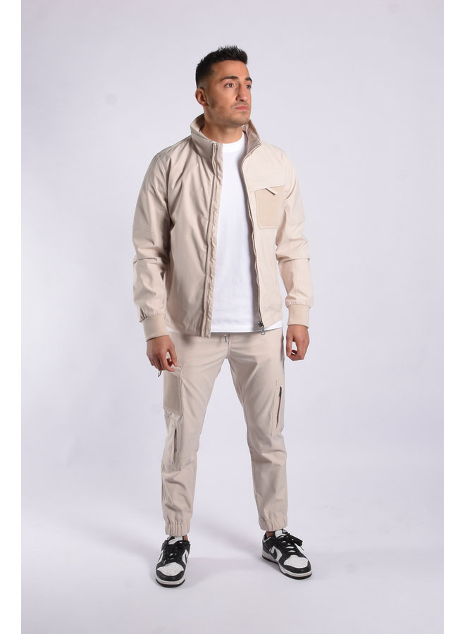 Bomber Two Piece Set “Tiago” Beige