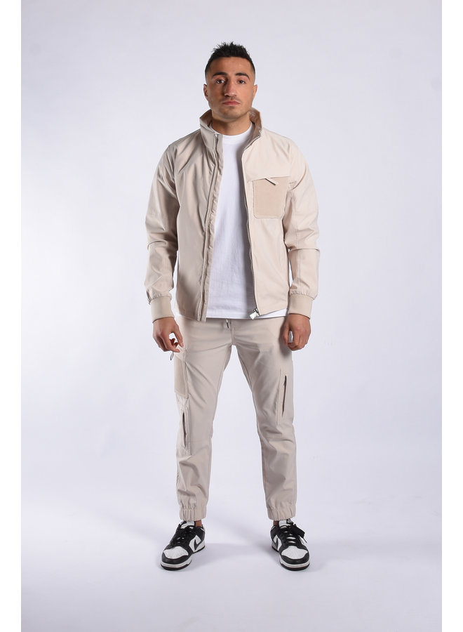 Bomber Two Piece Set “Tiago” Beige