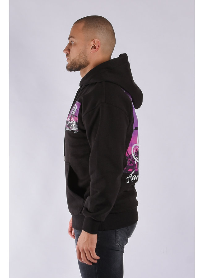 Hoodie Unisex “Sunset" Black