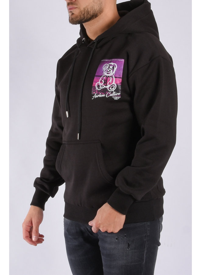 Hoodie Unisex “Sunset" Black