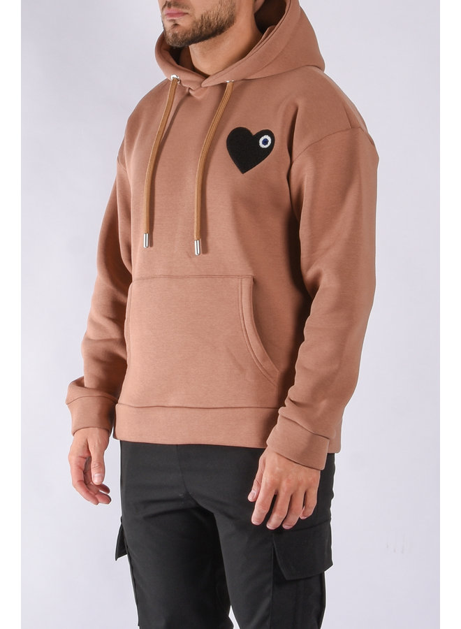 Premium Hoodie “Heart” Camel