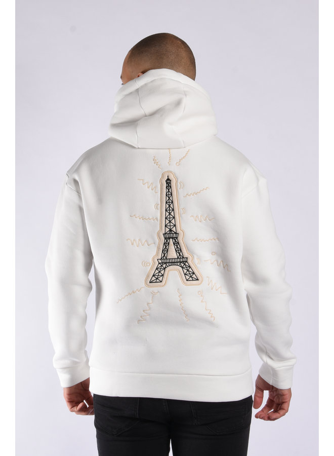 Premium Hoodie “Paris” White