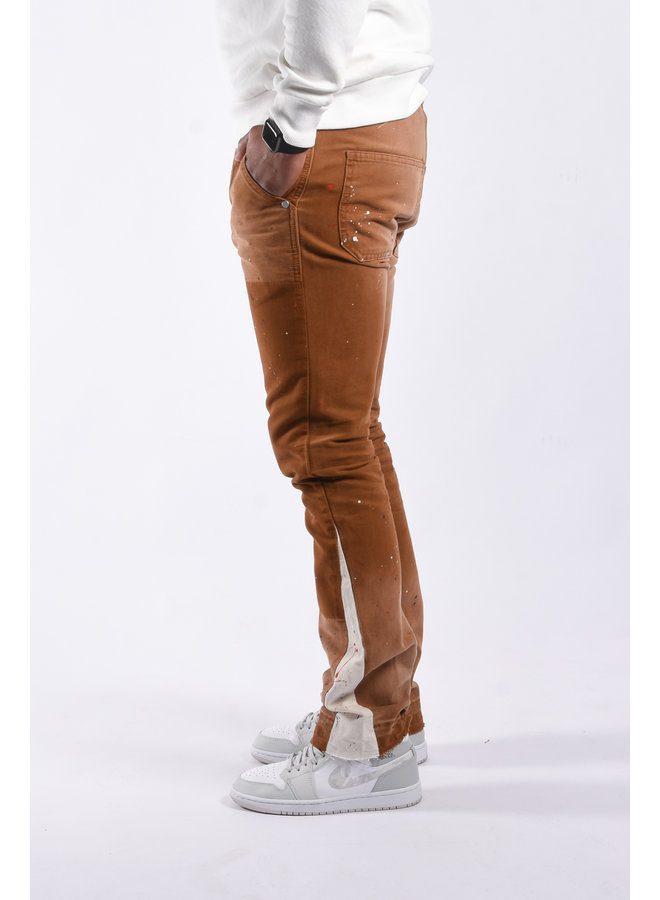 Straight fit jeans - Camel