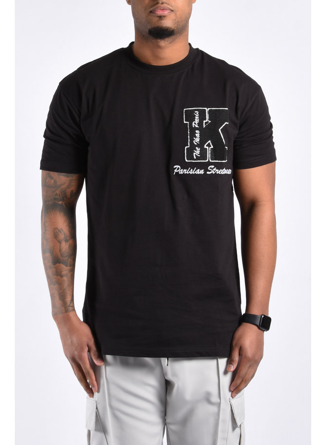 T-shirt Loose Fit “K” Black