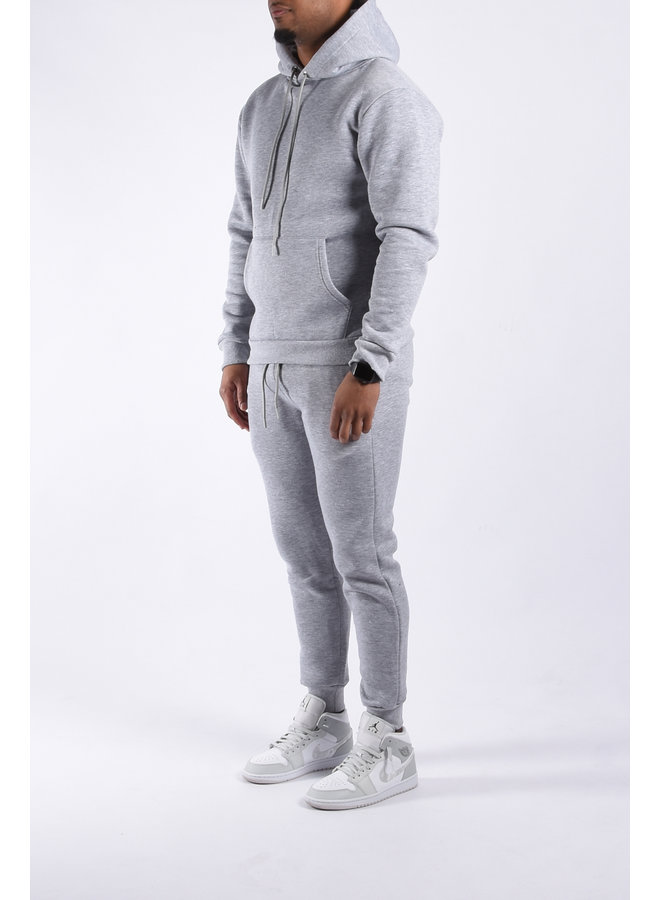 Premium Tracksuit “Yugo” Grey Melange