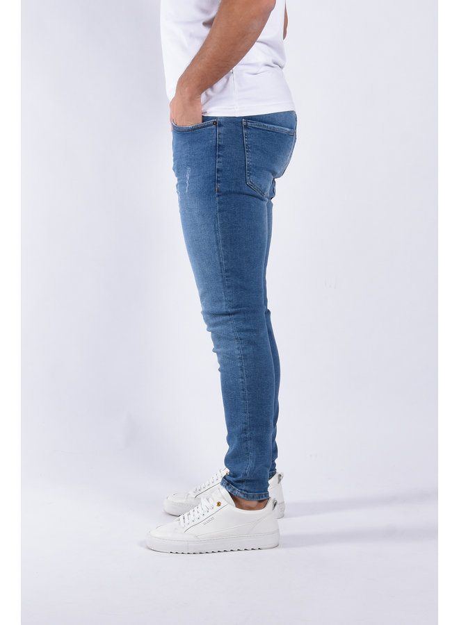 Slim Fit Stretch Jeans “Vincent” Blue